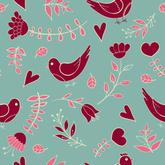 floral seamless pattern