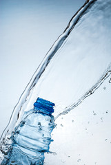 Water splash out of glass