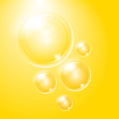 Soap bubbles. Background can be easy changed