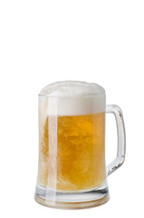 Mug of beer with froth