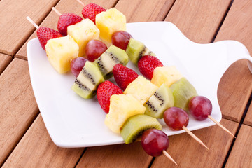 fruit kebab