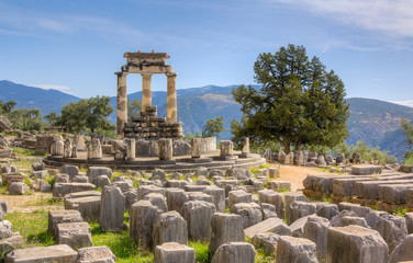 Sanctuary of Athena Pronaia, Delphi, Greec