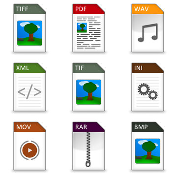 Dateitypen Iconset #2