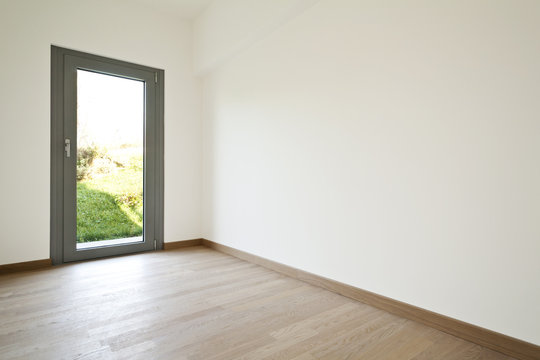 modern architecture, new empty apartment, room