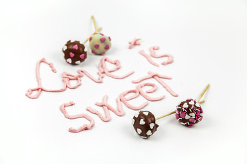 Cake Pop heart for valentine´s day and other celebrations