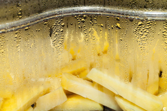 The Cooking Of Vegetables  In Food Steamer