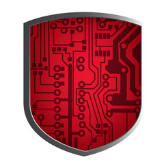 security shield background for web design