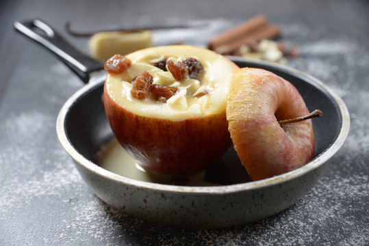 Frischer Bratapfel