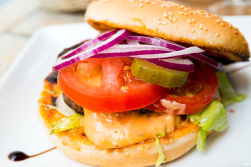 Cheese burger
