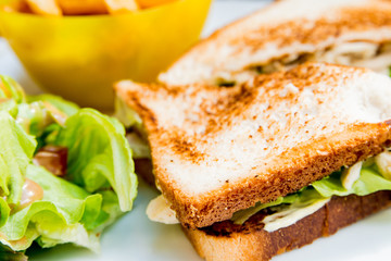 Sandwich with chicken