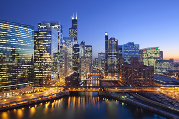 Obraz premium Miasto Chicago.