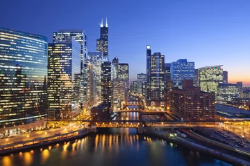 Zelfklevend Fotobehang City of Chicago. © rudi1976