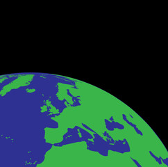 Obraz premium Europäische Union Karte