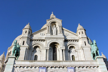Fototapeta na wymiar Basilique of Sacre Coeur, Montmartre, Paris, France