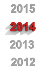 2014 New Year sequential dates