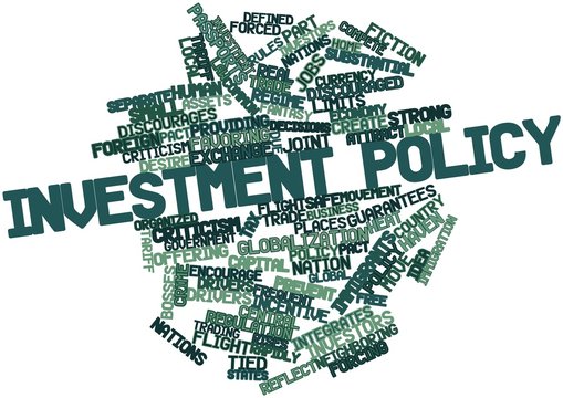 Word cloud for Investment policy