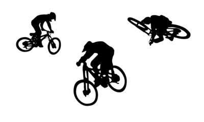 Bikes silhouettes