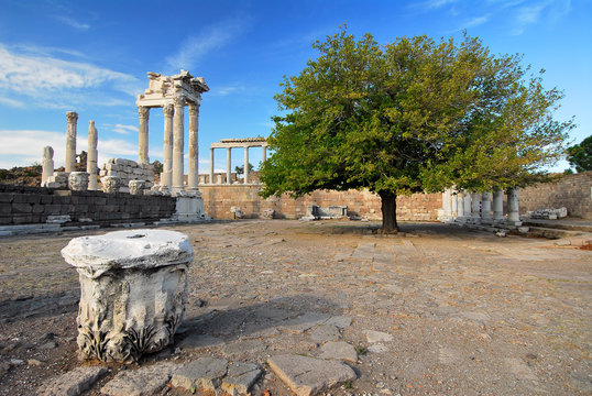 Pergamon-Pergamum Ancient City of Turkey and Anatolian-Bergama