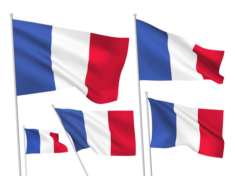 France vector flags