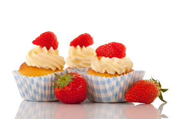Strawberry cupcakes