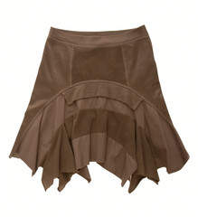 brown skirt