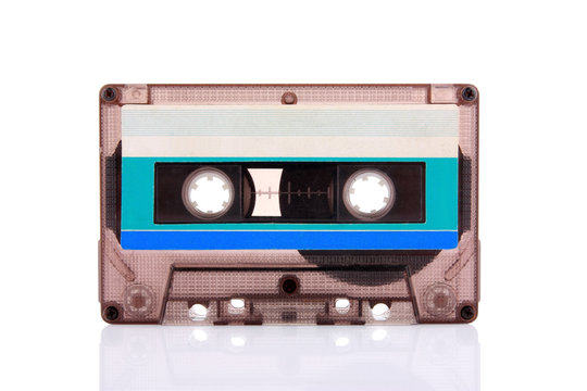 Compact Cassette isolated on white