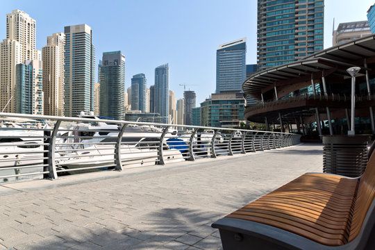 Dubai Marina Bench