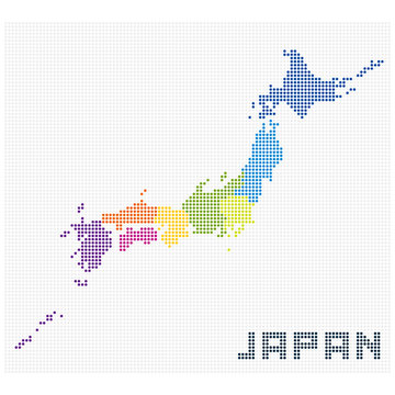 ドット日本地図