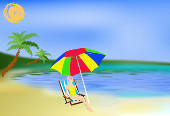 Romantic summer travel
