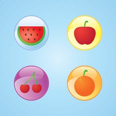 Fruits Icons set