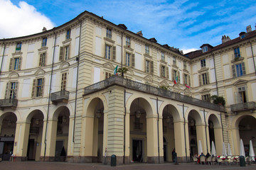 Fototapeta na wymiar Piazza Vittorio, Turin