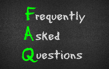 FAQ on blackboard