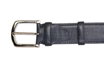 Male elegant belt isolated on the white