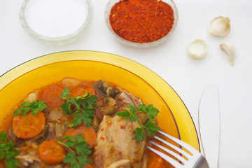 Pork with vegetables 2