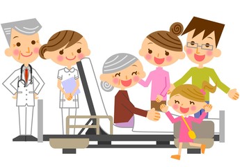 家族と医師と看護師