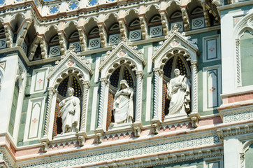Elements  architecture of cathedral in Florence