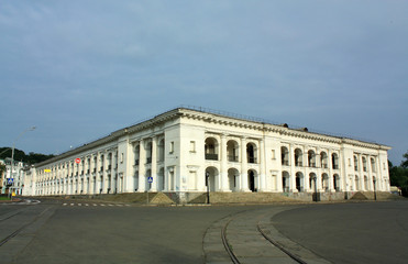 White building of the nineteenth century