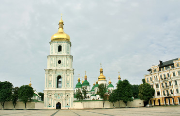 Fototapeta na wymiar Saint Sophia Cathedral w Kijowie