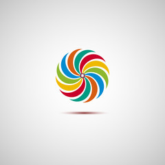 Colorful logo - obrazy, fototapety, plakaty