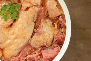 Pork marinated sauce