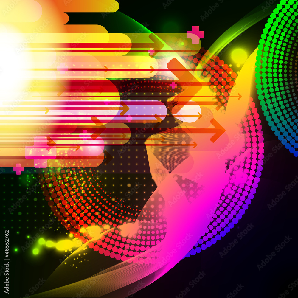 Poster abstract design background