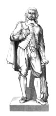 Fototapeta na wymiar Gentleman - 17th century