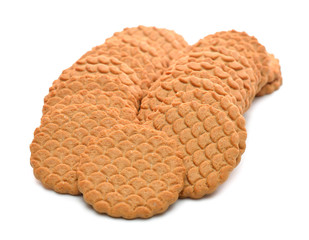 Sweet cookies isolated on a white background