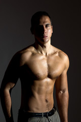 Fototapeta premium guy with naked torso