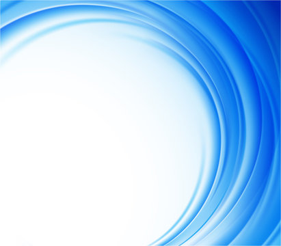 Bright blue background