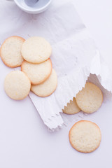 homemade cookie with lemon chip