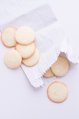 homemade cookie with lemon chip