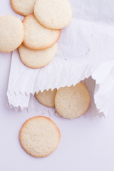 homemade cookie with lemon chip