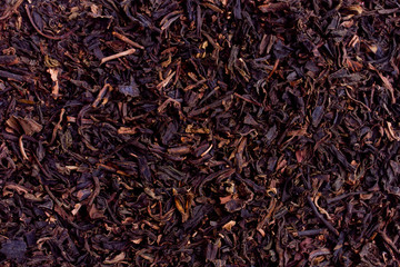 black tea loose dried tea leaves, marco