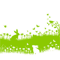 Osterkarte Vektor Ostern Ostermotiv © Naturestock